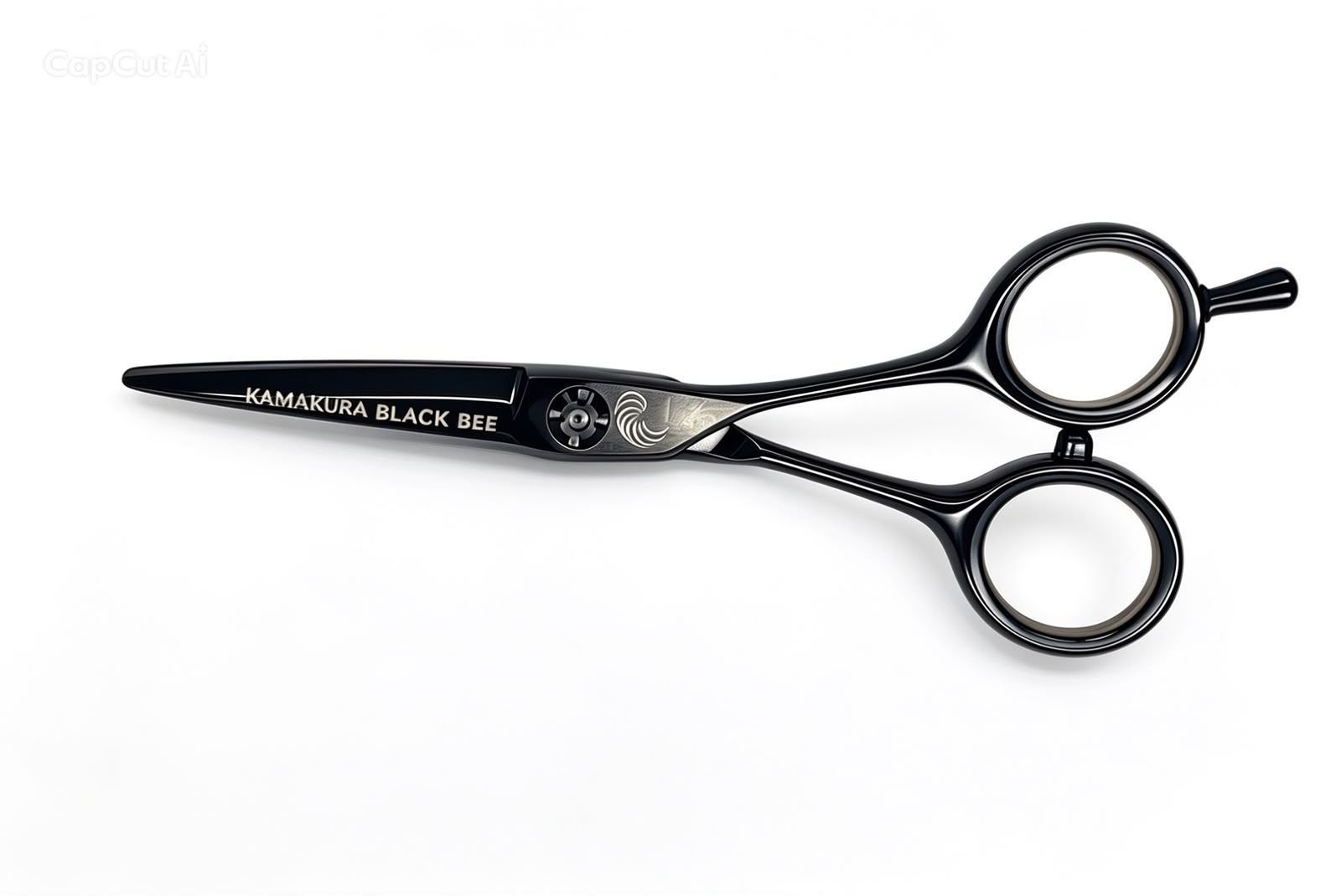 Tijera de peluquería profesional Kamakura Toledo Black Bee 5"