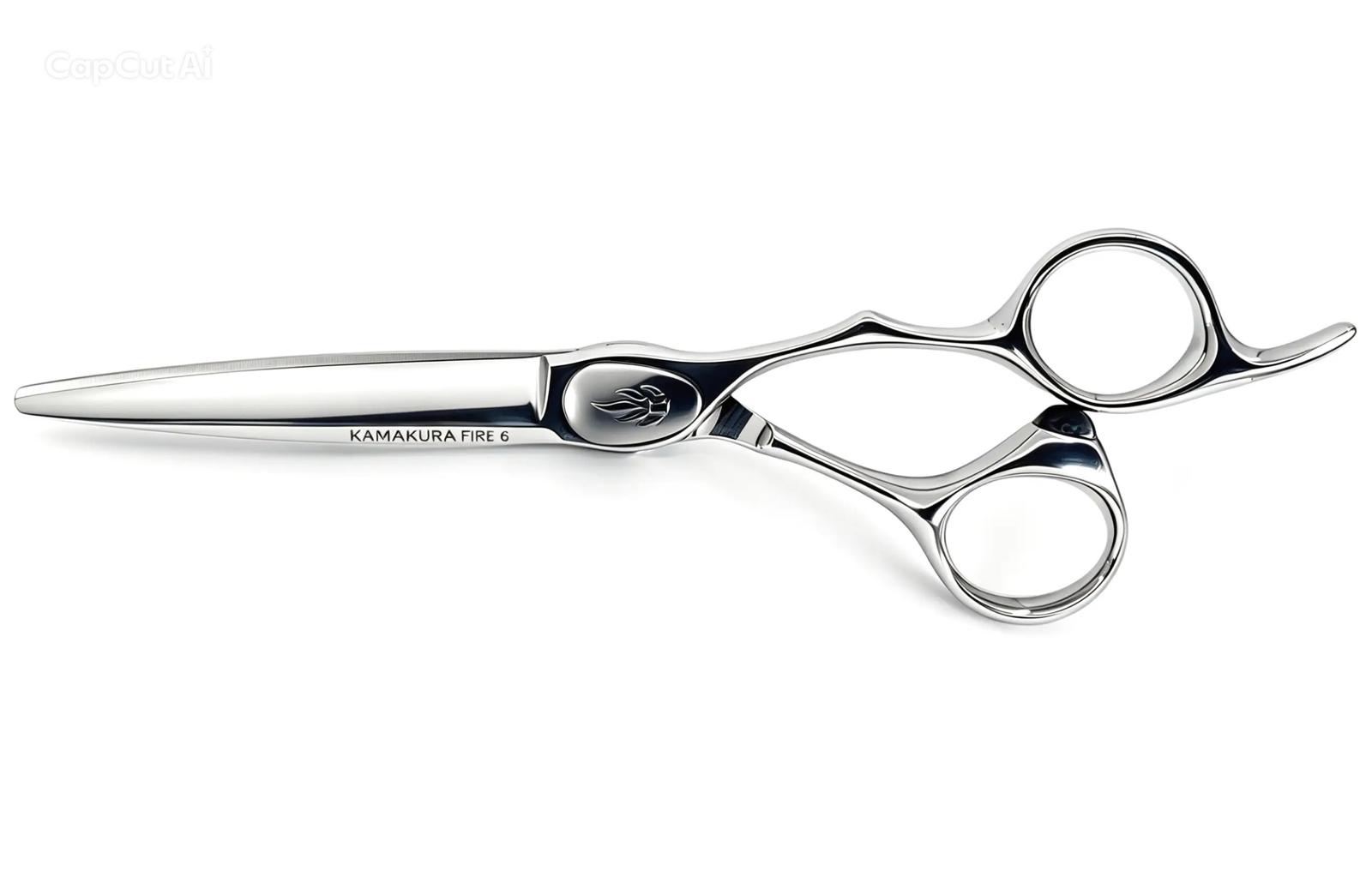 Tijera de peluquería profesional Kamakura Toledo Fire 6"