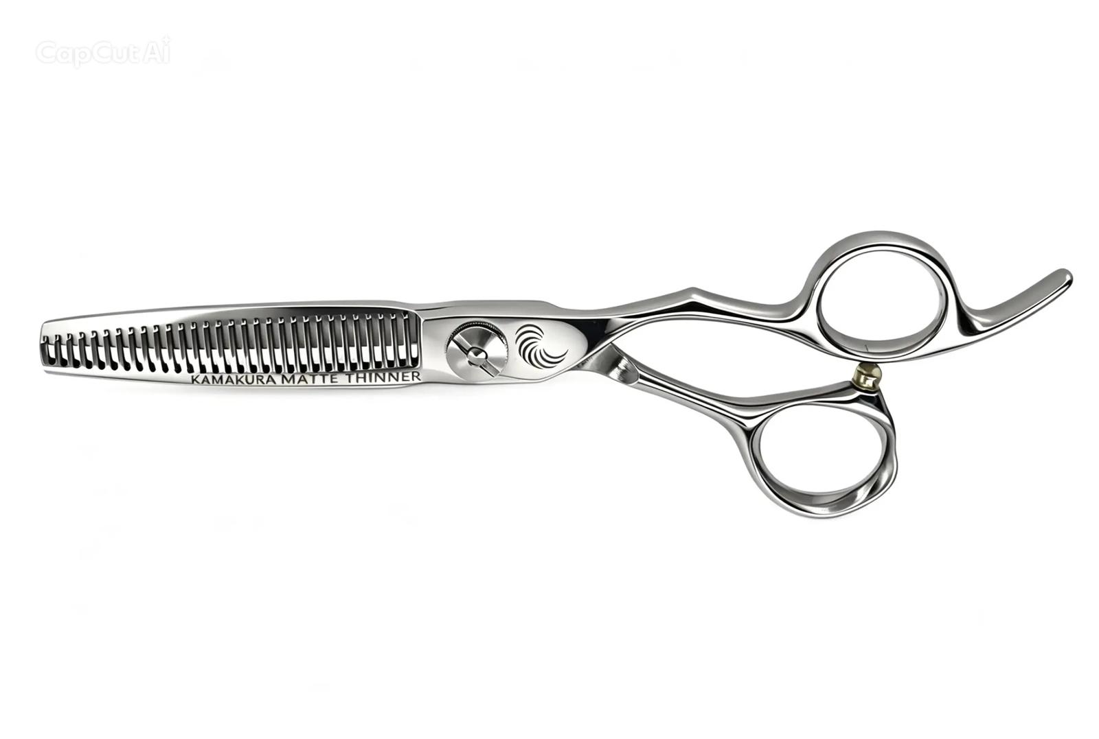 Tijera de peluquería profesional Kamakura Toledo Matte Thinner 30V 6"