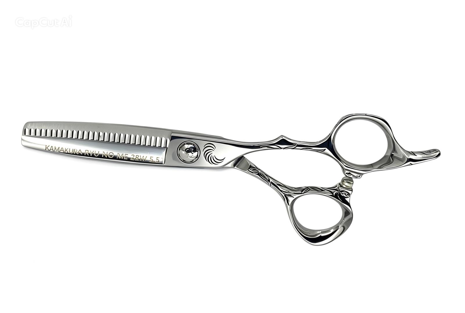 Tijera de peluquería profesional Kamakura Toledo Ryu No Me Thinner 28W 5,5"