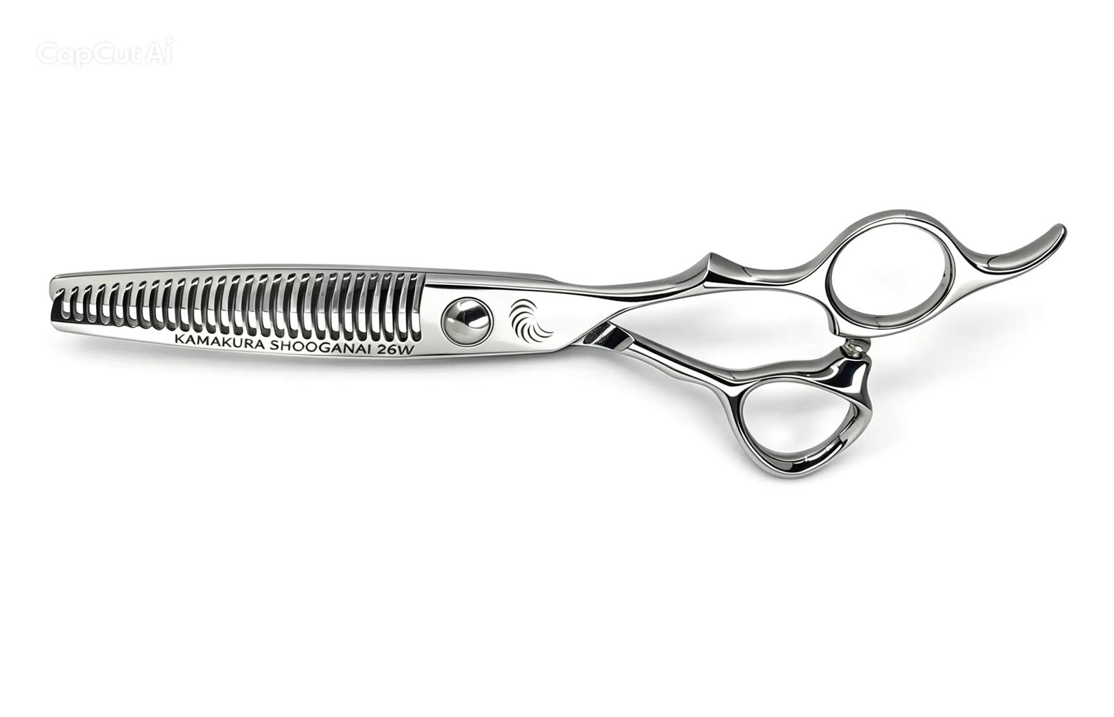 Tijera de peluquería profesional Kamakura Toledo Shooganai Thinner 26W 6"