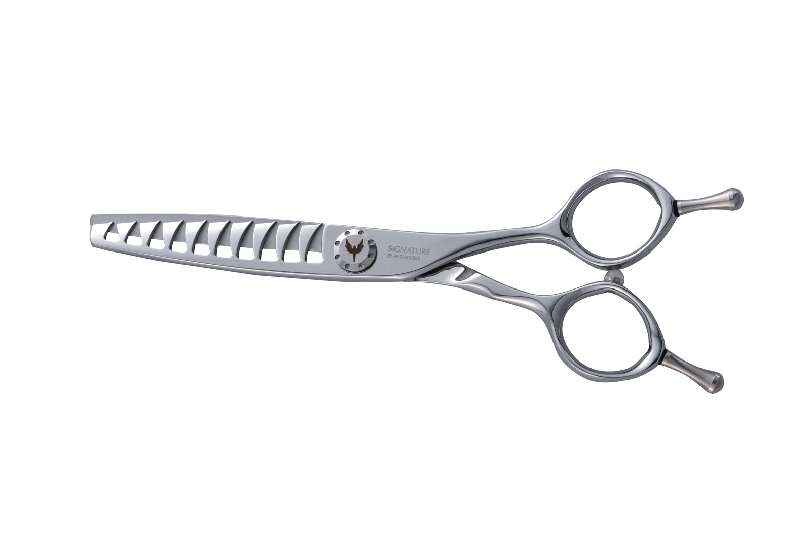 Tijera de peluquería profesional Signature by HH Simonsen Hybrid Fusion 10 Teeth