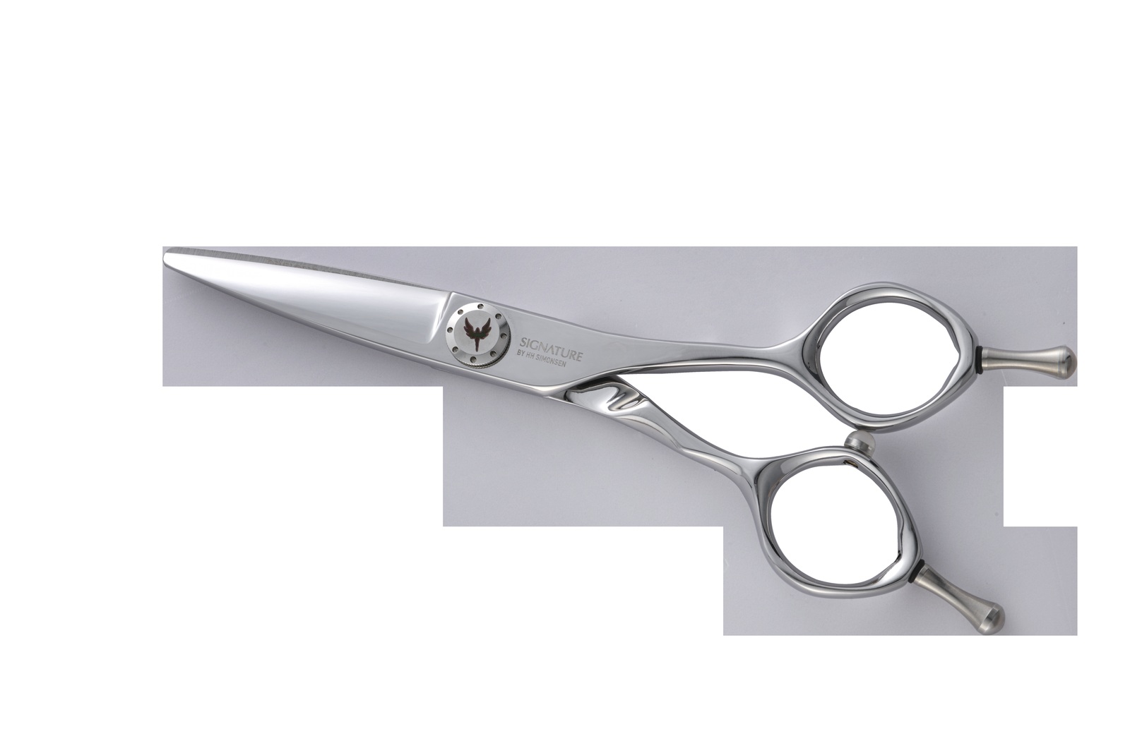 Tijera de peluquería profesional Signature by HH Simonsen Hybrid Mythic 5.0, hojas cerradas