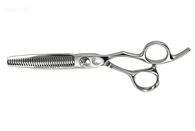 Tijera de peluquería profesional Kamakura Toledo Matte Thinner 30V 6"