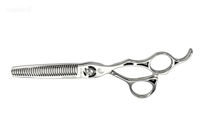 Tijera de peluquería profesional Kamakura Toledo 1st One Thinner 30W 6"