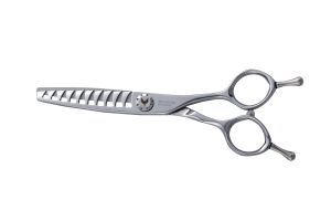 Tijera de peluquería profesional Signature by HH Simonsen Hybrid Fusion 10 Teeth