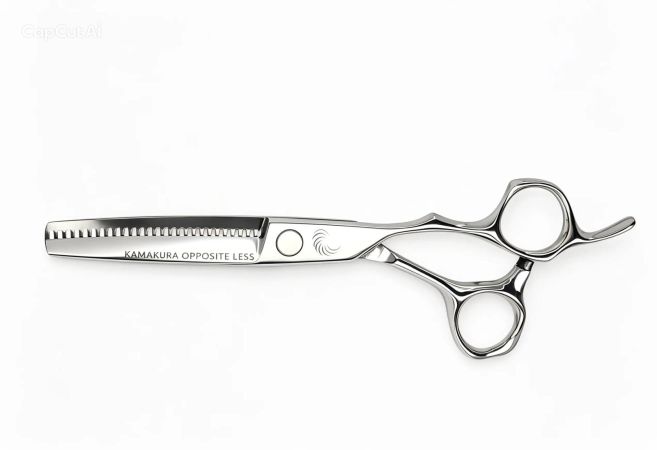 Tijera de peluquería profesional Kamakura Toledo Opposite Less 27V 6"